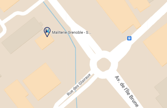 carte de Grenoble St Egrève